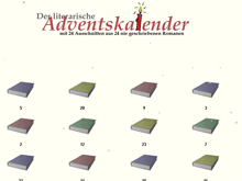 Unser literarischer Adventskalender öffnet sich wieder