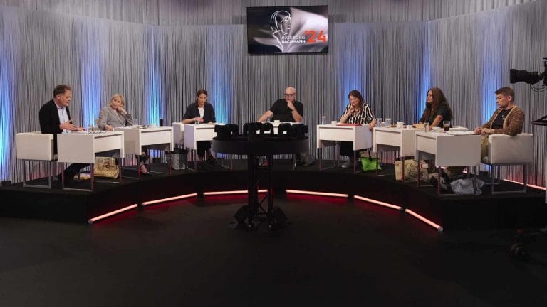 Die Jury 2024 im Studio (Foto: ORF/Johannes Puch)