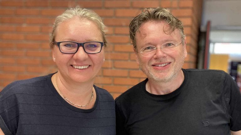 Die Podcaster Bozena Badura und Wolfgang Tischer