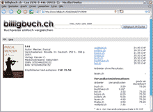 Billigbuch-Suche in der Schweiz