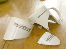 Achduschreck: literaturcafe.de-Tasse kaputt!