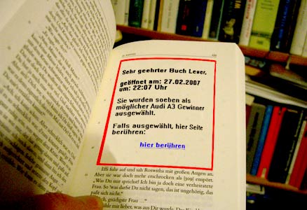 Neue Werbeformen erobern auch das Buch