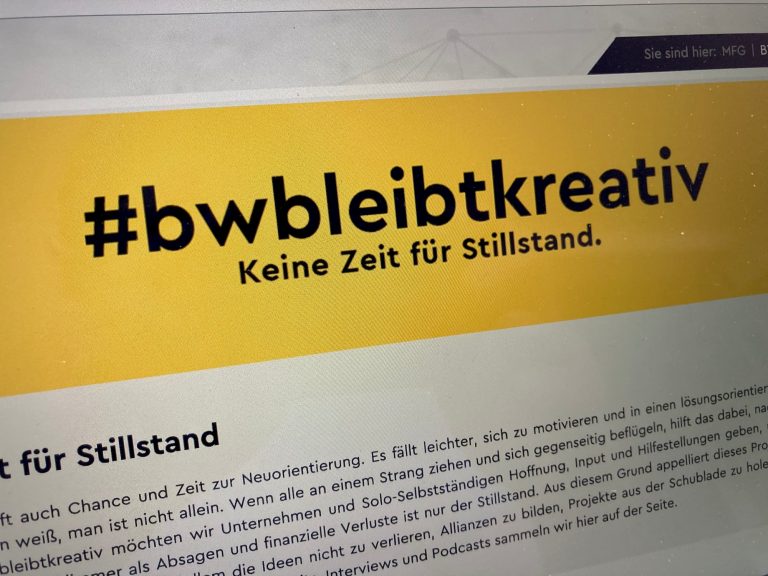 Kampagne #bwbleibtkreativ