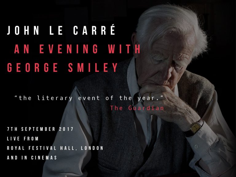 John le Carré liest am 17. September 2017 in der Londoner Royal Festival Hall (Foto: Nadav Kandar)