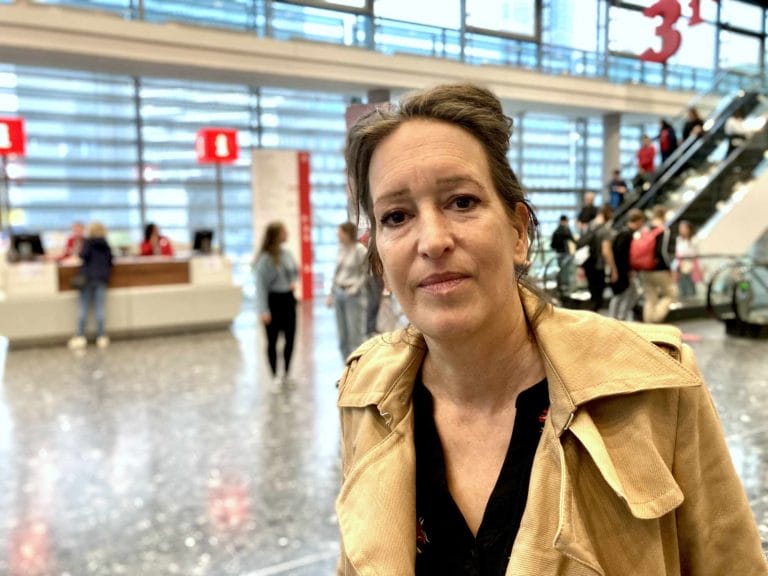 Christine Koschmieder auf der Frankfurter Buchmesse 2022 (Foto: Tischer)