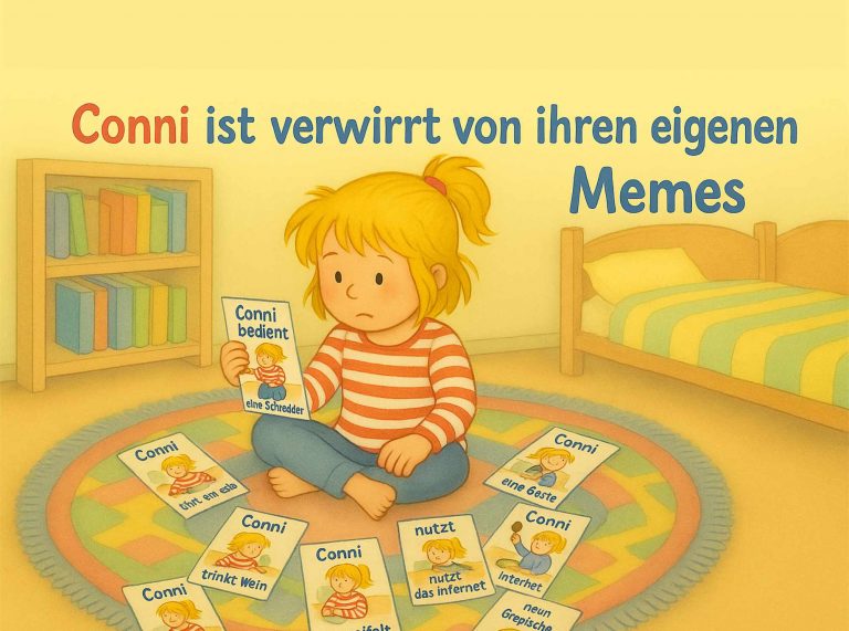 Ein typisches Conni-Meme, erstellt mit der KI.