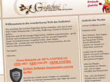 Abzockversuch: Erneute Warnung vor Gedichte-Websites