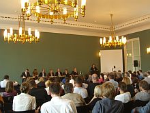 Heidelberger Appell im Frankfurter Literaturhaus: Dramatisierte Bühnenversion im Open Access