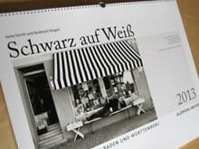 Kalender: Schwarz auf Weiß