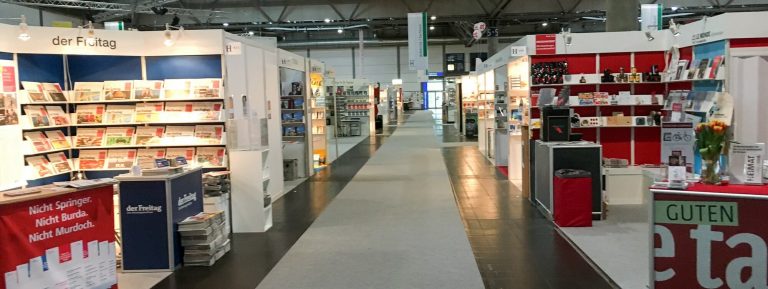 Eine leere Messe, weil keiner mehr Büchr schreibt?