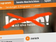 Ausgelesen und Aus für »lesen!«: ZDF feuert Elke Heidenreich