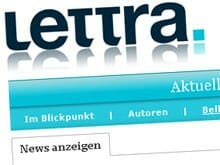 Und noch ein neues Buchportal: lettra lebt!