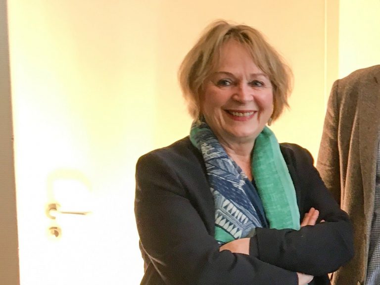 Verlegerin Antje Kunstmann (Kunstmann Verlag) auf der Tagung des Deutschen Literaturfonds in Leipzig