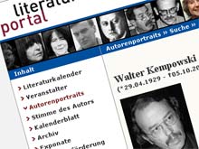 literaturportal.de: Wenigstens Walter Kempowski ist tot