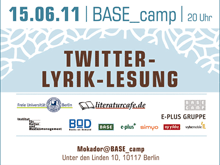 Einladung zur Twitter-Lyrik-Lesung in Berlin am 15. Juni 2011