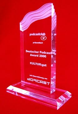 1. Deutscher Podcast-Award für das literaturcafe.de