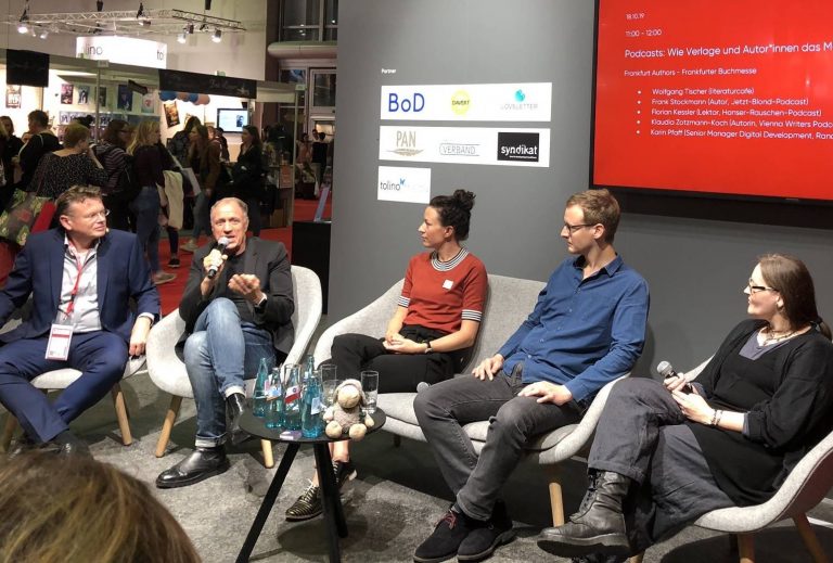 Podcast-Diskussion auf der Frankfurter Buchmesse 2019