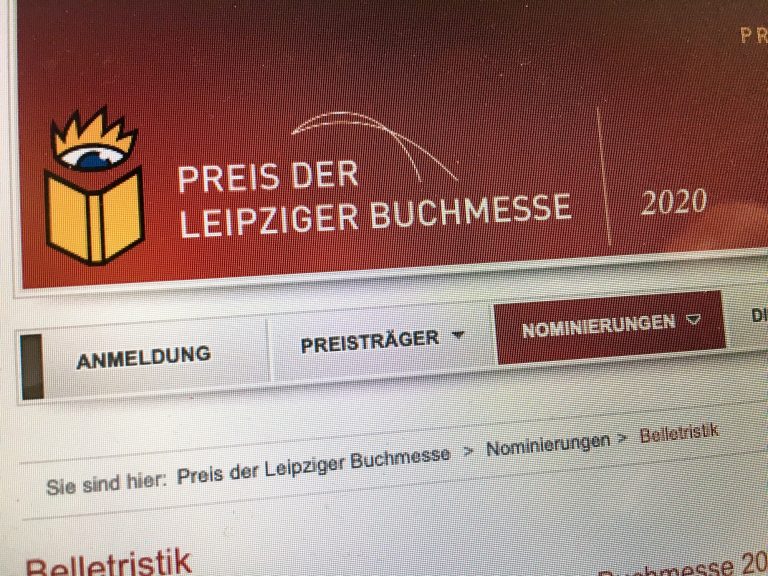 Nominierungen für den Preis der Leipziger Buchmesse 2020
