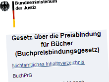 Buchpreisbindungsgesetz