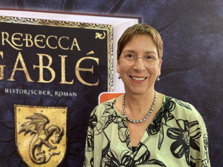 Rebecca Gablé auf der Frankfurter Buchmesse 2022 (Foto: Tischer)