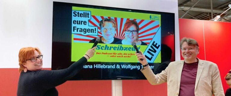 Diana Hillebrand und Wolfgang Tischer live auf der Leipziger Buchmesse 2023
