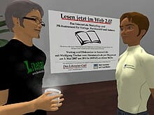 Vortrag des literaturcafe.de am 3. Mai in Second Life: Online-Marketing für Verlage, Buchhandel und Autoren