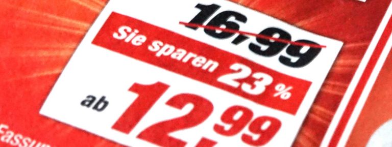 Sonderangebote auch bei Büchern? Nein, sagt die Bundesregierung.