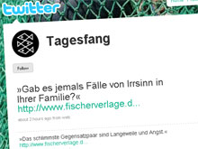 Tolle Twitter-Idee: Martin Spieles von den S. Fischer Verlagen über den @Tagesfang