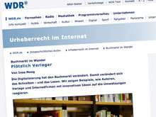 Screenshot-Ausschnitt auf wdr.de