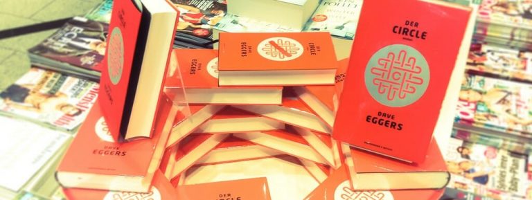 Circle-Kreis in einer Buchhandlung am Frankfurter Hauptbahnhof
