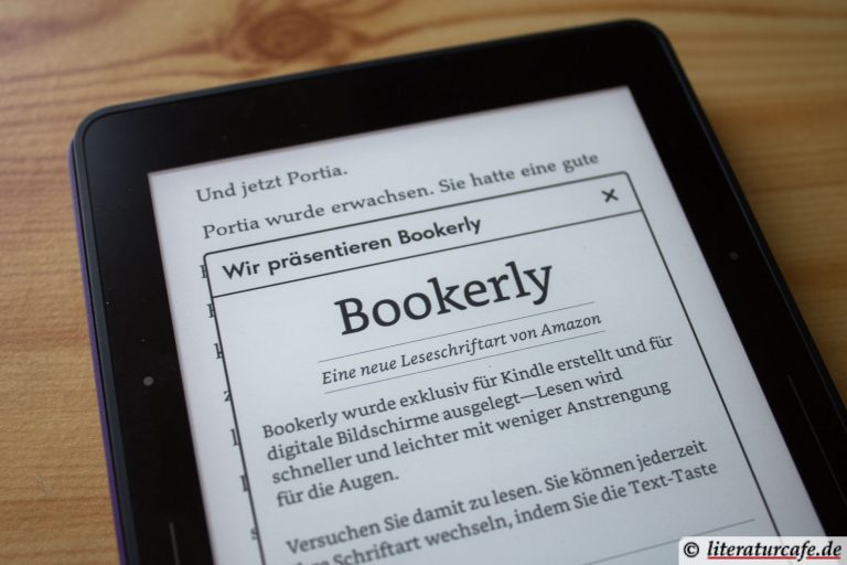 Hat das Update geklappt, bietet das Gerät automatisch die neue Schriftart an.