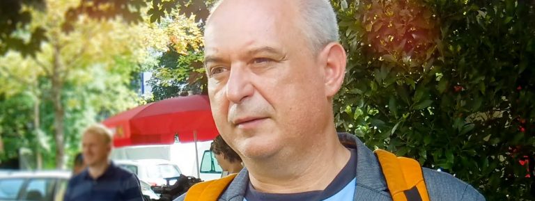 So will ich ihn sehen: Bachmann-Juror Klaus Kastberger vor Ort in Klagenfurt.