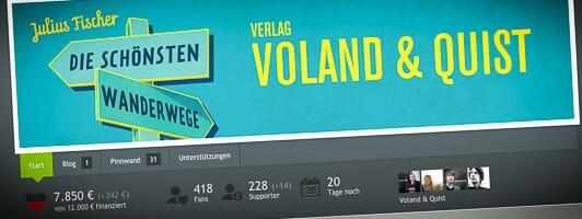 Ausschnitt aus der Spendenseite zum »Wanderhurenstreit«