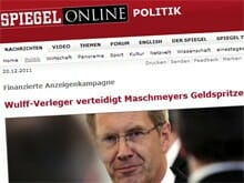 Bericht im SPIEGEL Online über die Zuschusszahlungen zur Wulff-Buch-Werbung