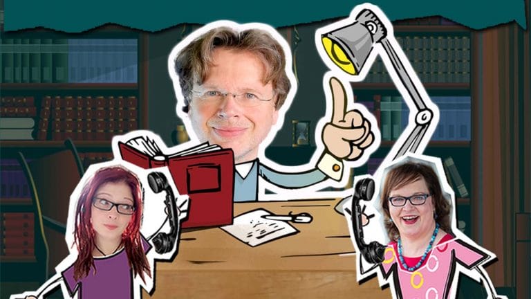 Wolfgang Tischer war zu Gast bei Tamara Leonhard und Vera Nentwich im Podcast »Die Zwei von der Talkstelle« (Foto: DZVDT)